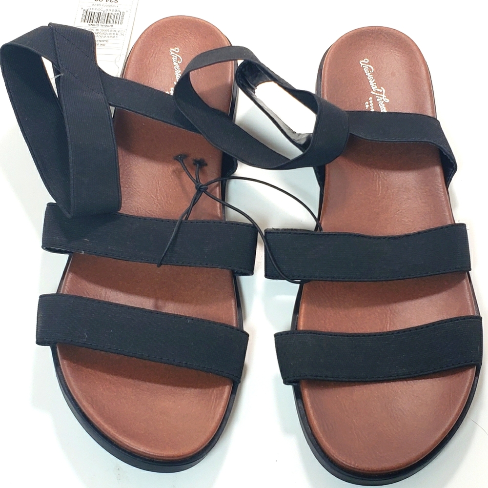 Black Strechy Sandal